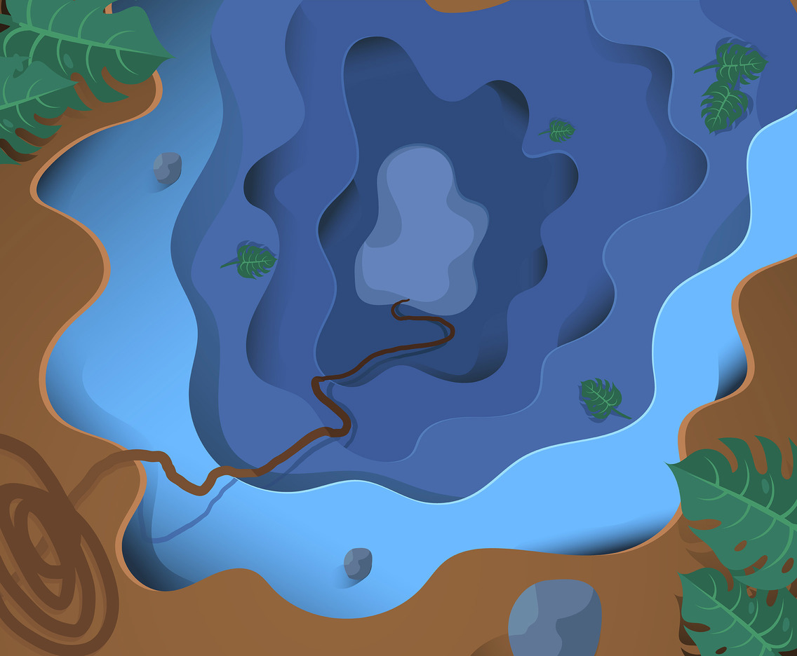 3D Water Vector
