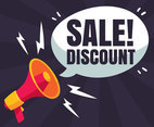 Sale Discount Special Announcement Vector