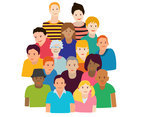 Group of People Vector 