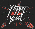 Happy New Year Hand Lettering