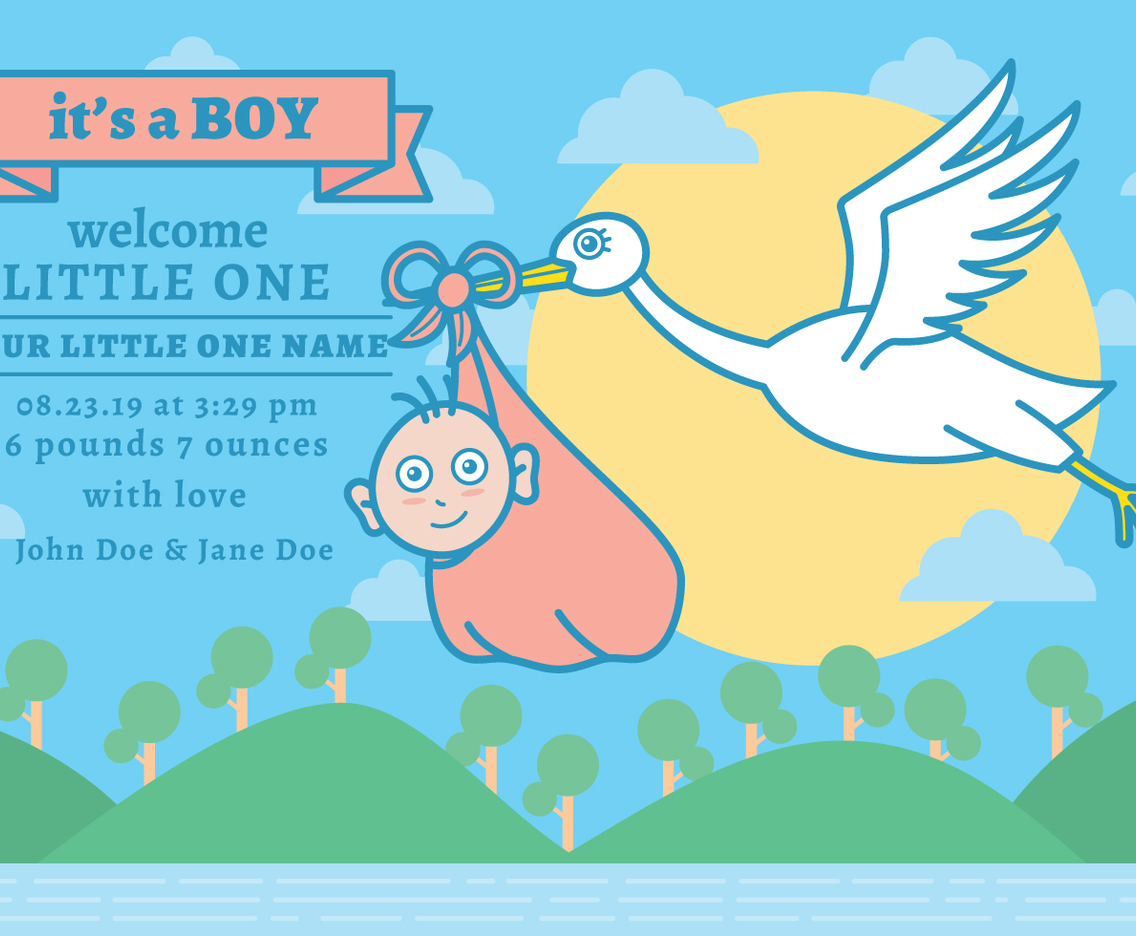 Birth announcement 