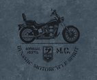 Grunge Vintage Motorcycle Background