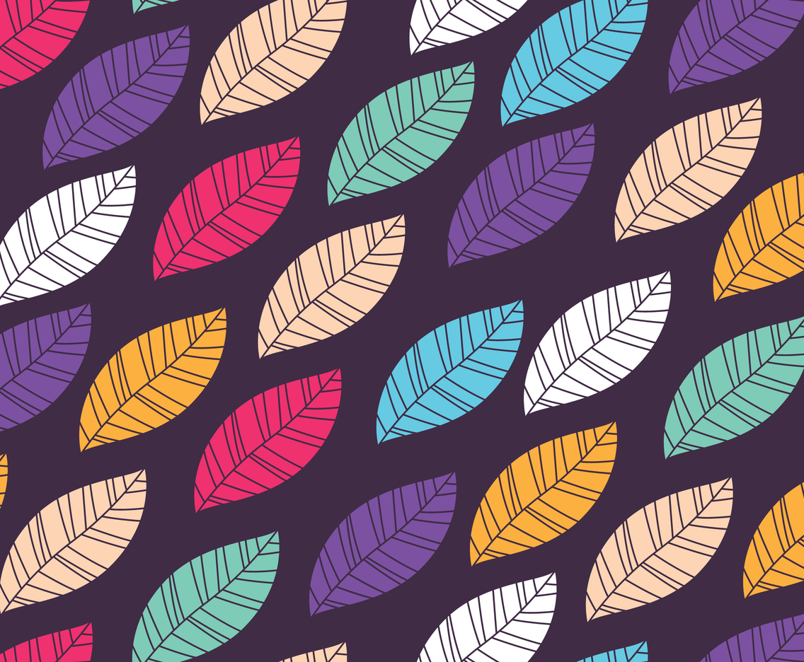 Abstract Leaves Pattern