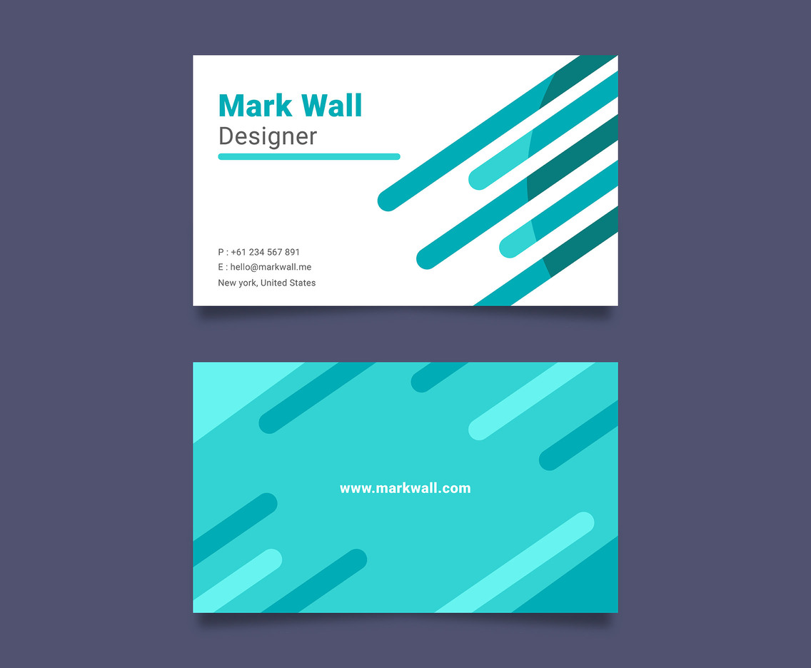 Flat Business Card