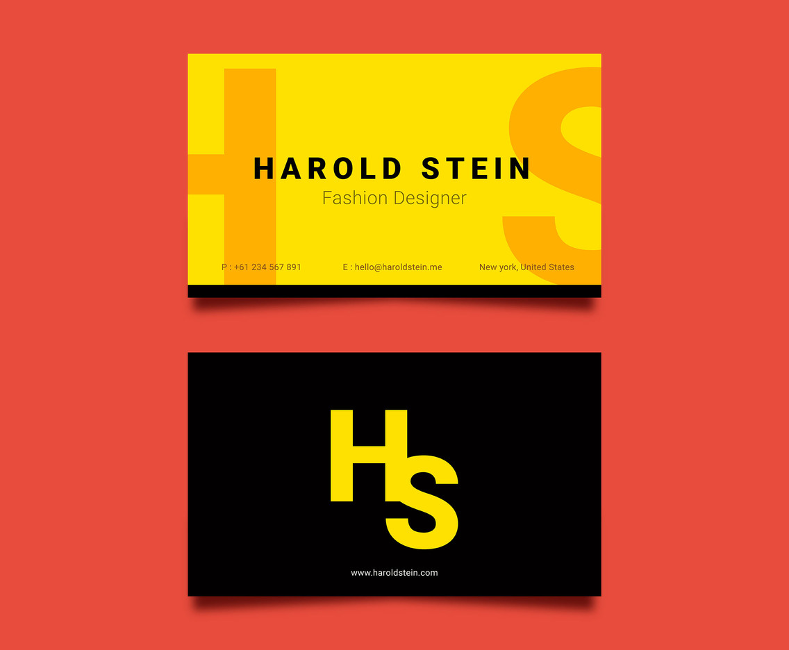 Flat Business Card