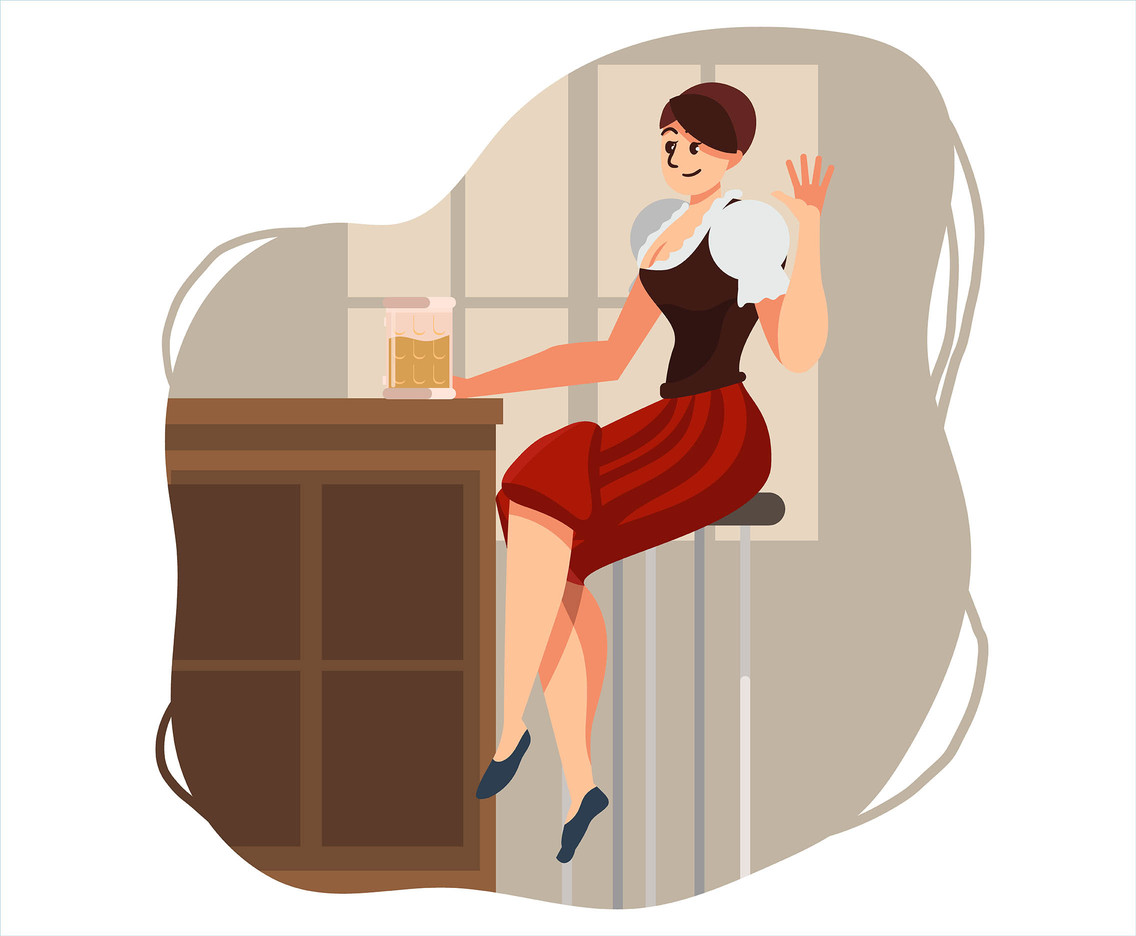 Lady in Dirndl