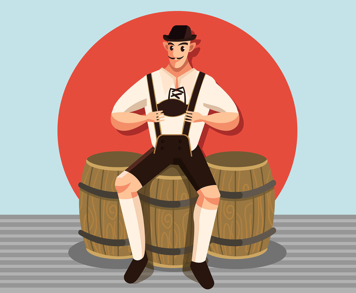Man in Lederhosen