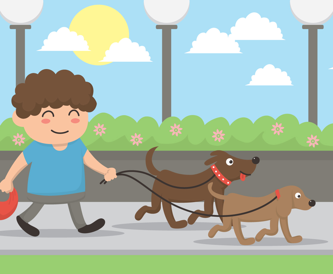 Boy and his dog