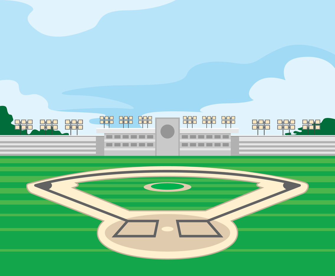 Baseball Stadium Vector