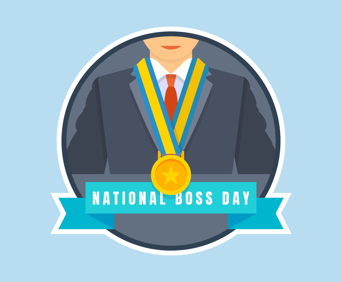 Unique National Boss Day Vectors