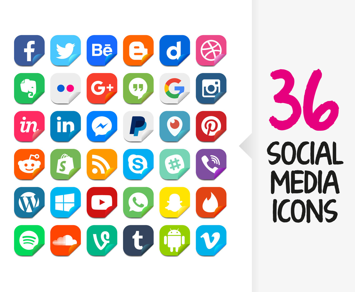 Social Media Icons Pack 