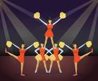 Free Cheerleader Illustration