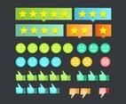 Satisfaction Icons Pack Vector