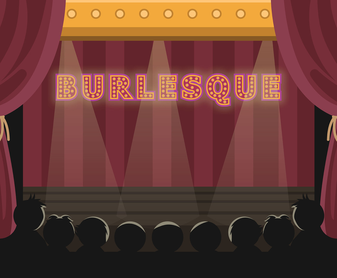 Burlesque Stage Vector
