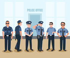 The Policemen Vector
