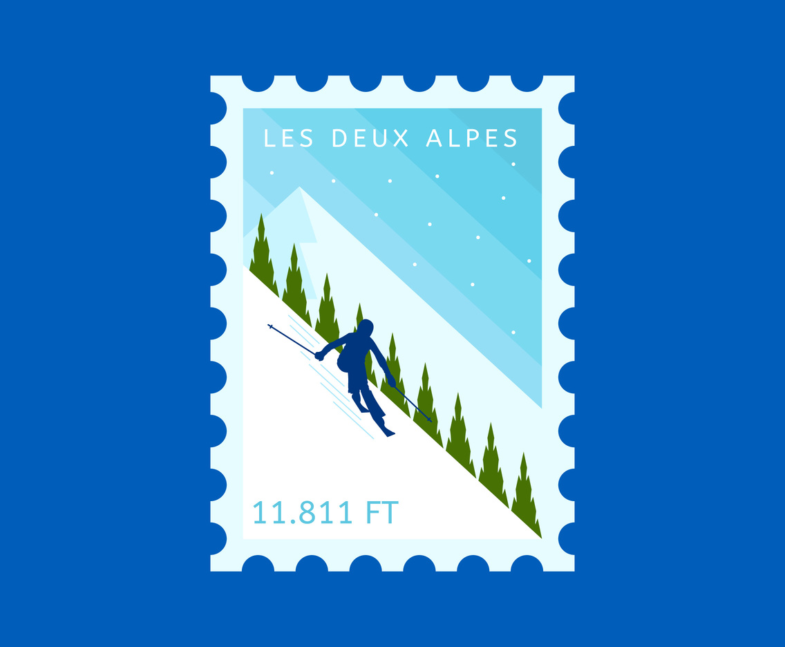 Awesome Skier Vectors
