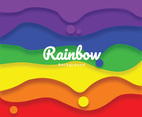 Rainbow Background Vector Design