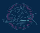 Awesome Skier Vectors