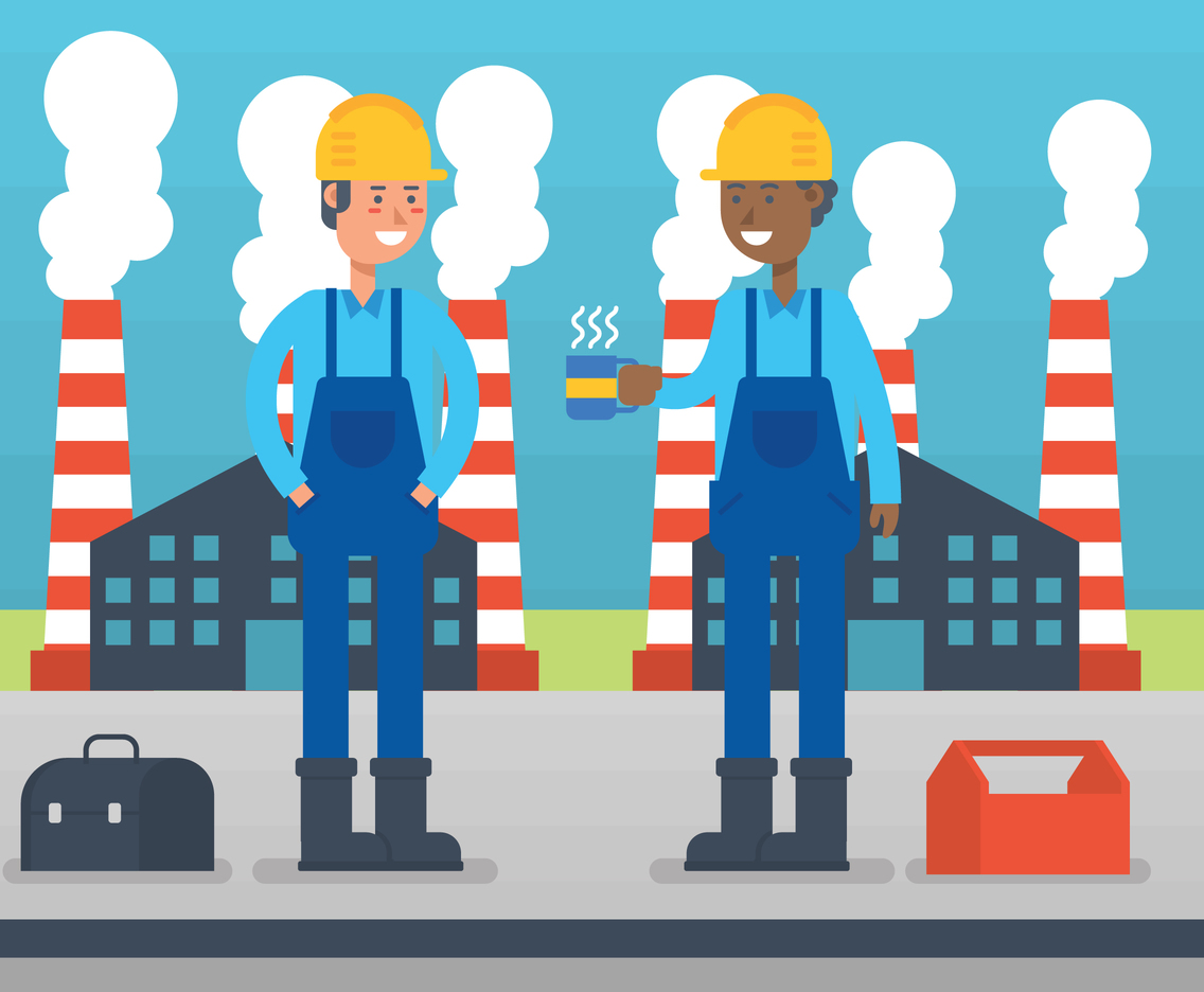 Download Free Factory Worker Vectors and other types of Factory worker grap...