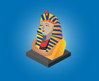 King Pharaoh Vector