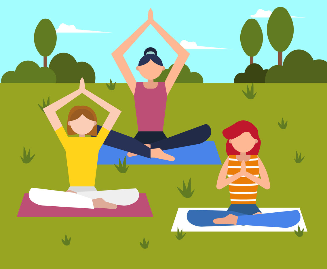 Image result for yoga vector