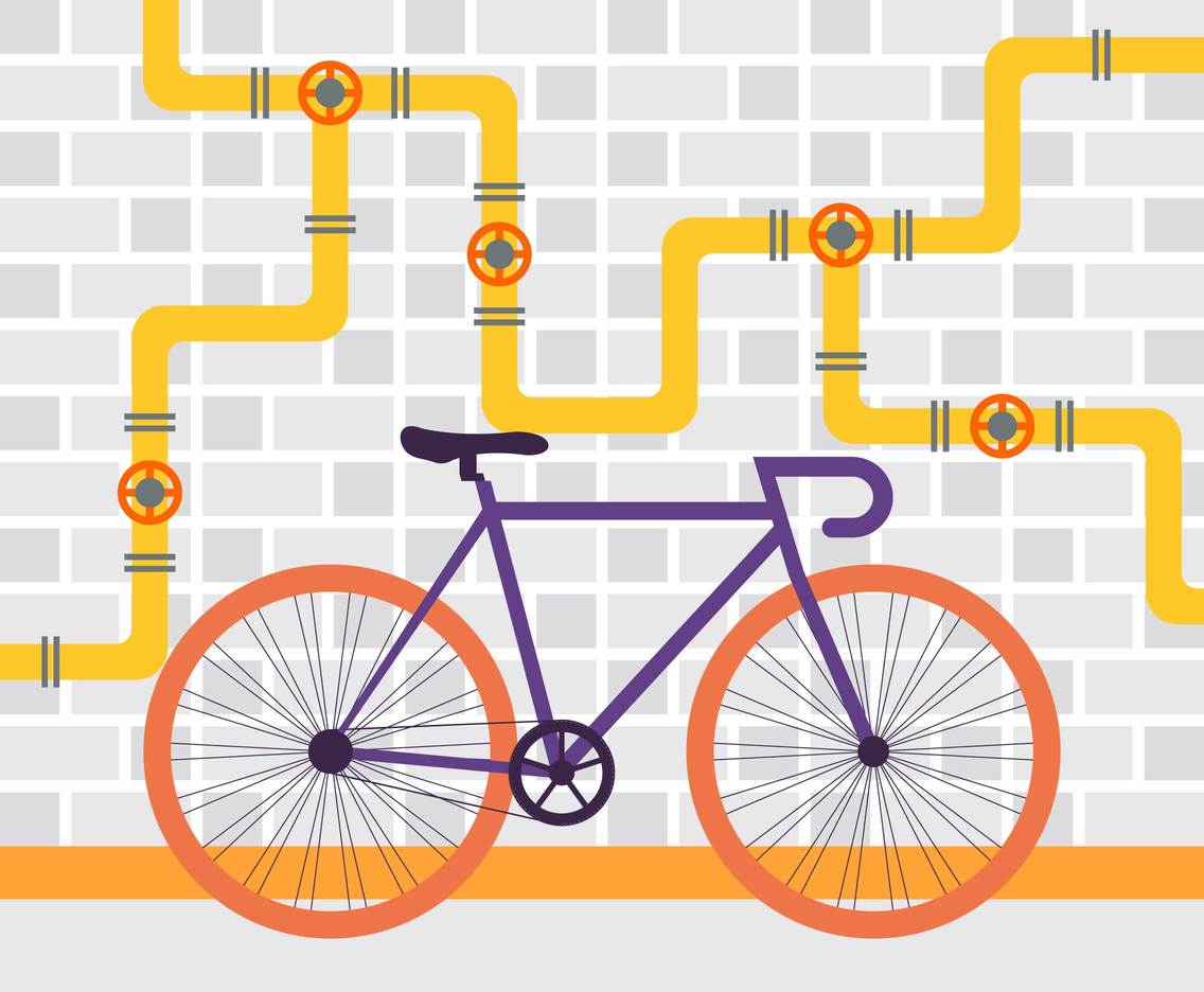 Unique Bicycle Post Vectors