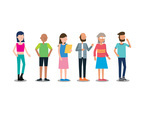 Group of People Vector