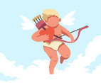 Cupid Holding Heart