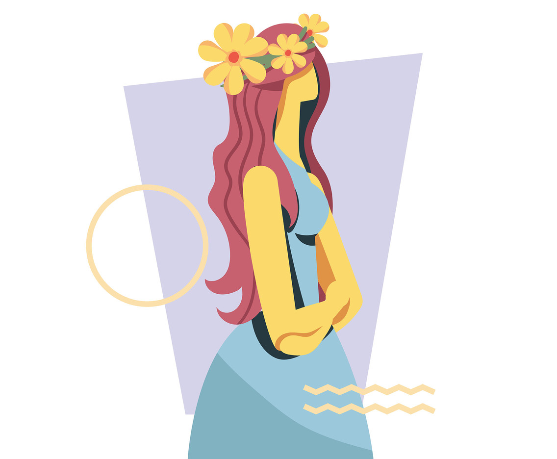 Girl with Flower Crown