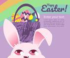 Happy Easter Illustration Vector