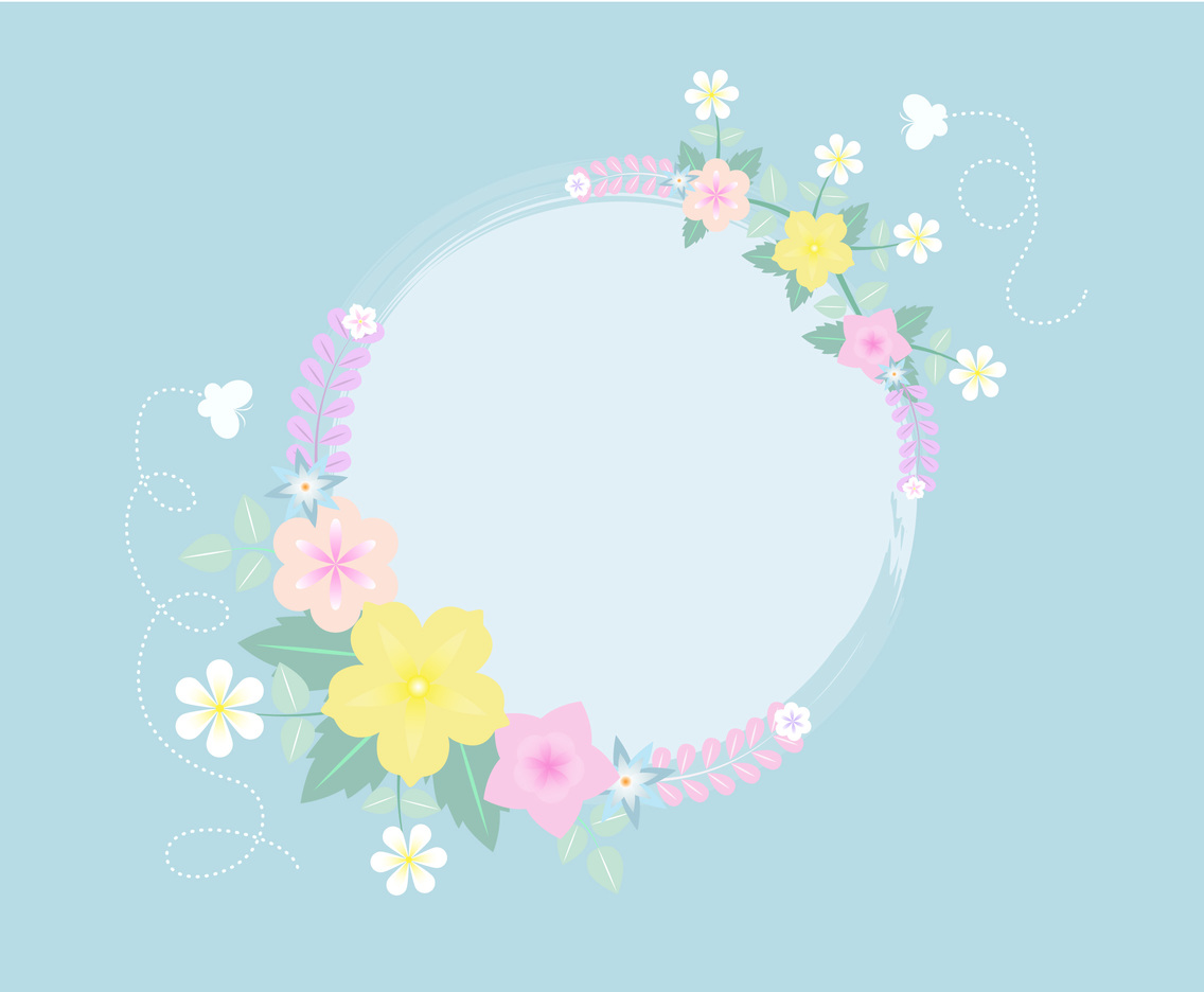 Pastel Flower Background Vector Vector Art Graphics Freevector Com
