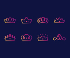 Lineart Crown Set