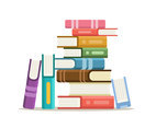 Stack of Books Clipart Vector