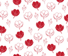 Red Flower Pattern