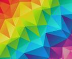 Colorful Background Triangles Vector