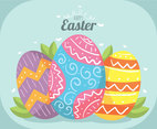 Happy Easter Egg Vector