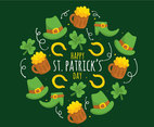 Happy St Patricks Day Background Vector