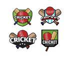 Cricket Logo Badges Vector