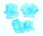 Crystal Ice Cubes Vector