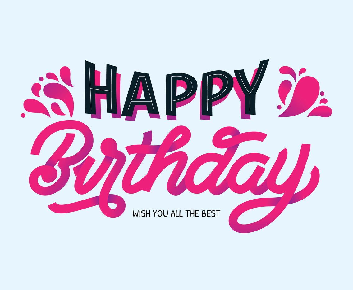 Handlettering Birthday