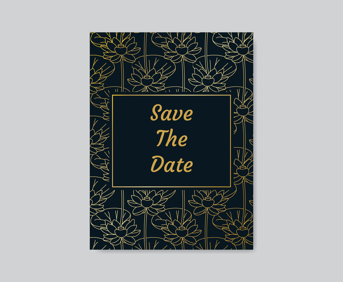 Floral Wedding Invitation