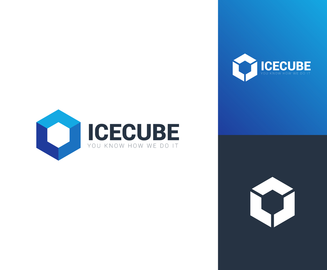 Beautiful Ice Cube Clipart Vector	