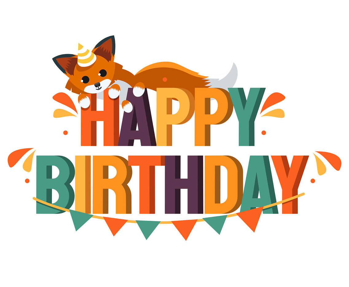 Happy Birthday Animal Fox