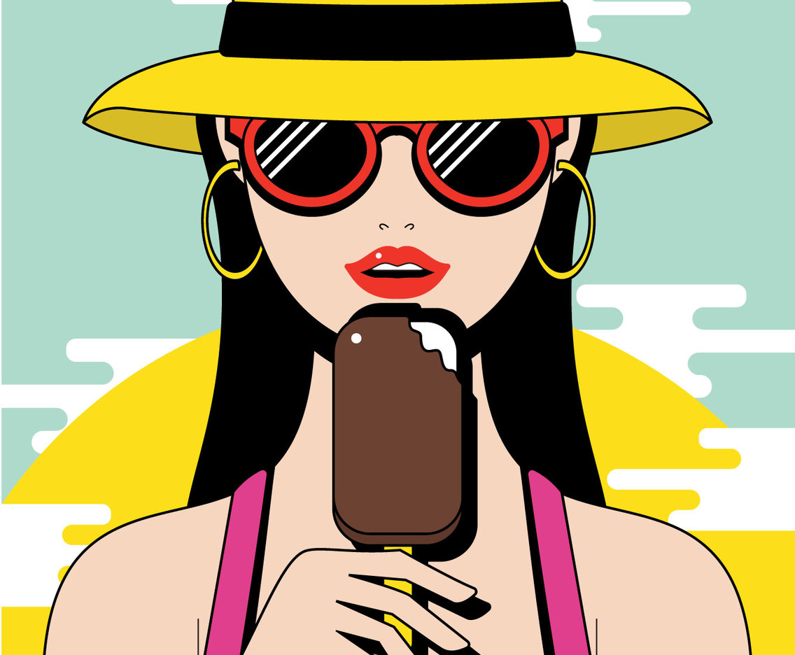 Summer ice cream