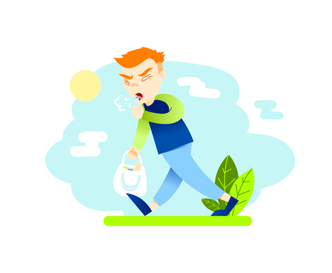 Man with a Cough