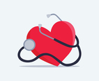 Heart And Stetoscope