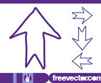 Hand Drawn Direction Arrows