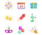 New Year Festify Icons