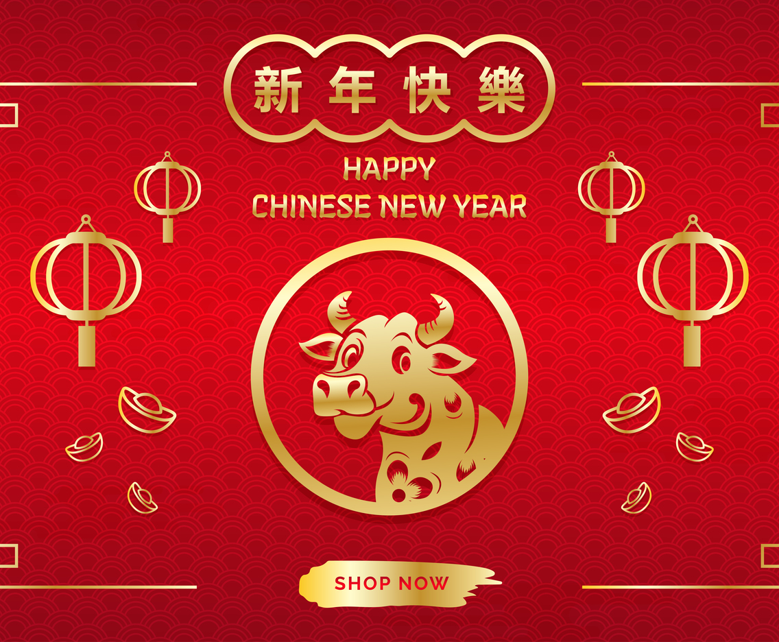 Chinese New Year Marketing Kit Golden Ox 2021.