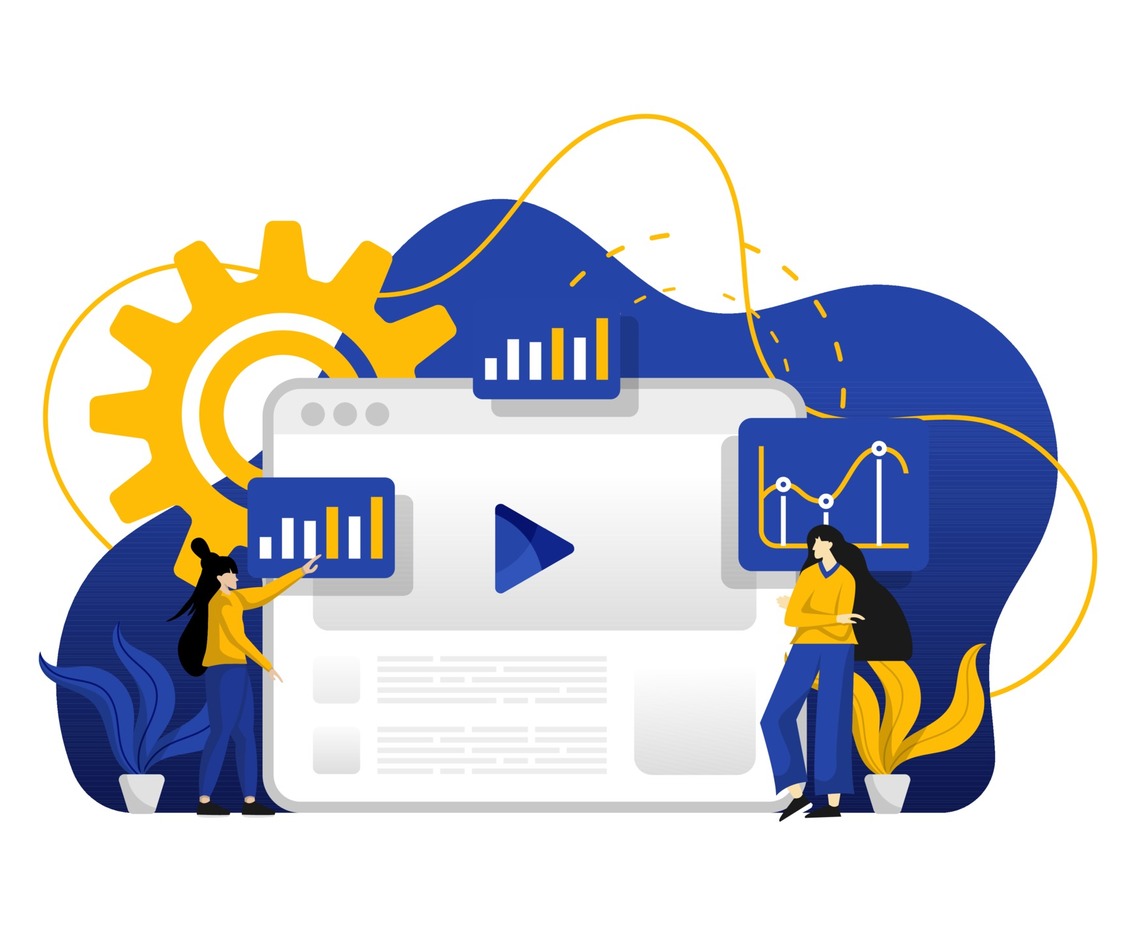 Modern flat design illustration of Marketing Investment, Management Of Resources, Business Strategy. Can be used for website and mobile website or Landing page. Vector illustration